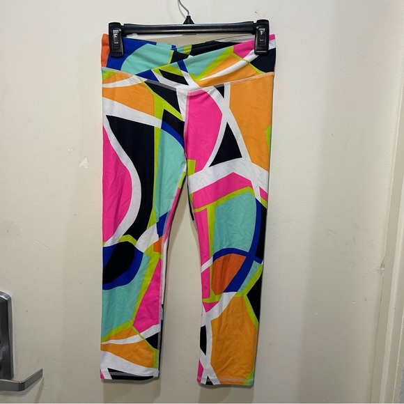 Fabletics WINN Colorful Popsicle Print Mid Rise Capri Size XXS - Picture 1 of 10